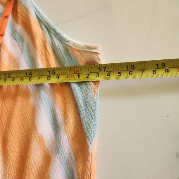 Mustard Seed EUC Spaghetti Straps Spring Summer Vacation Medium  Maxi Sundress - Picture 10 of 14